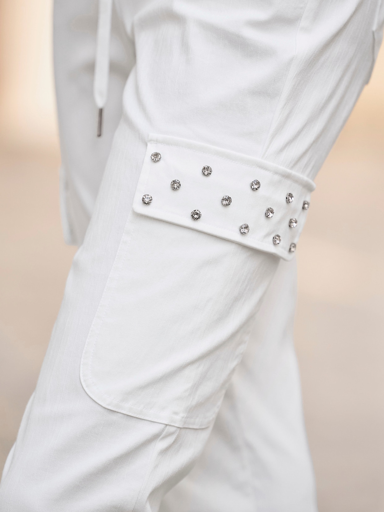 heine comfortbroek - ecru