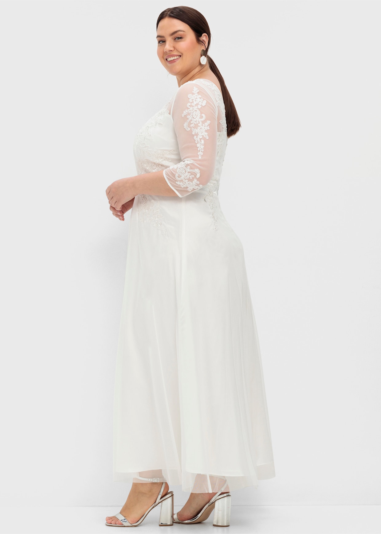 sheego Trouwjurk - offwhite