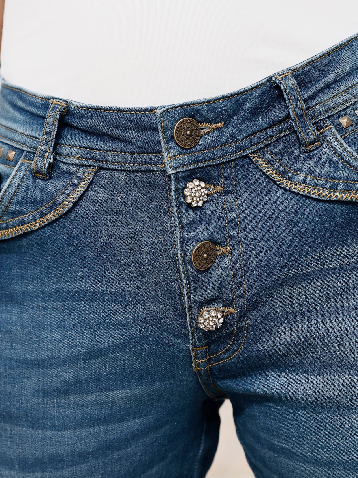 5-pocketjeans - blue-stonewashed