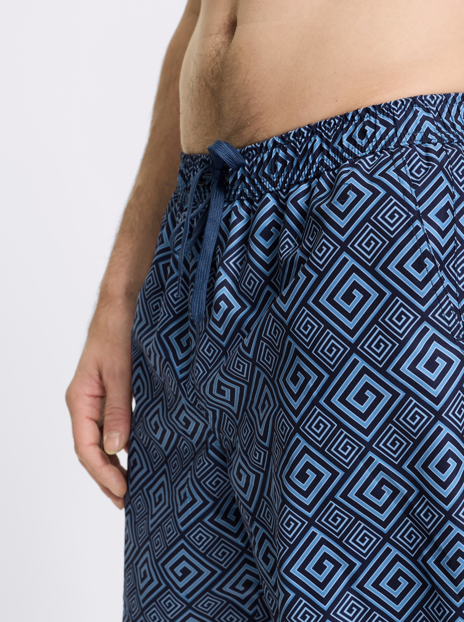 feel good Badeshorts mit Innenslip - marine-mittelblau
