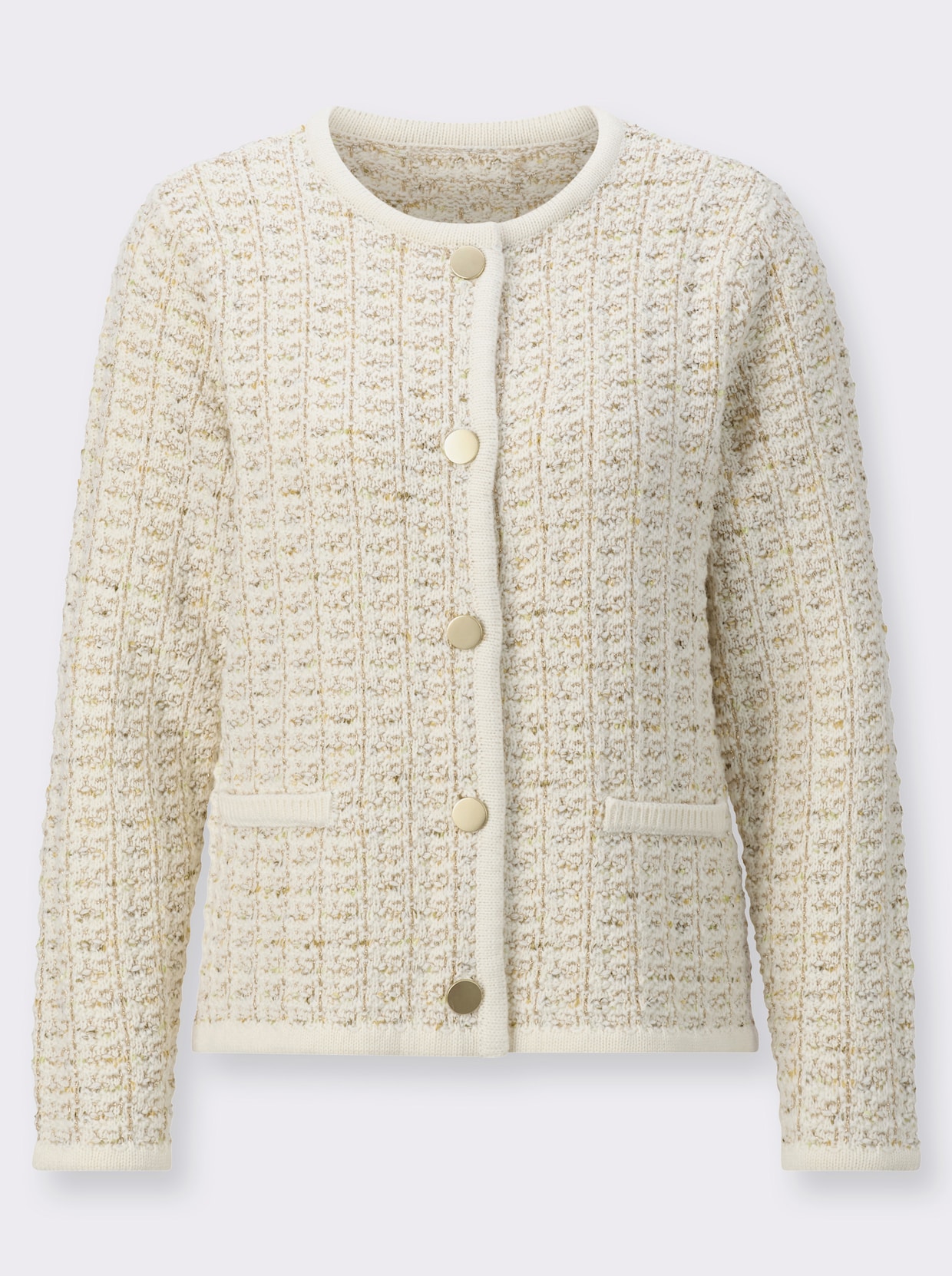 Vest - champagne/lindegroen