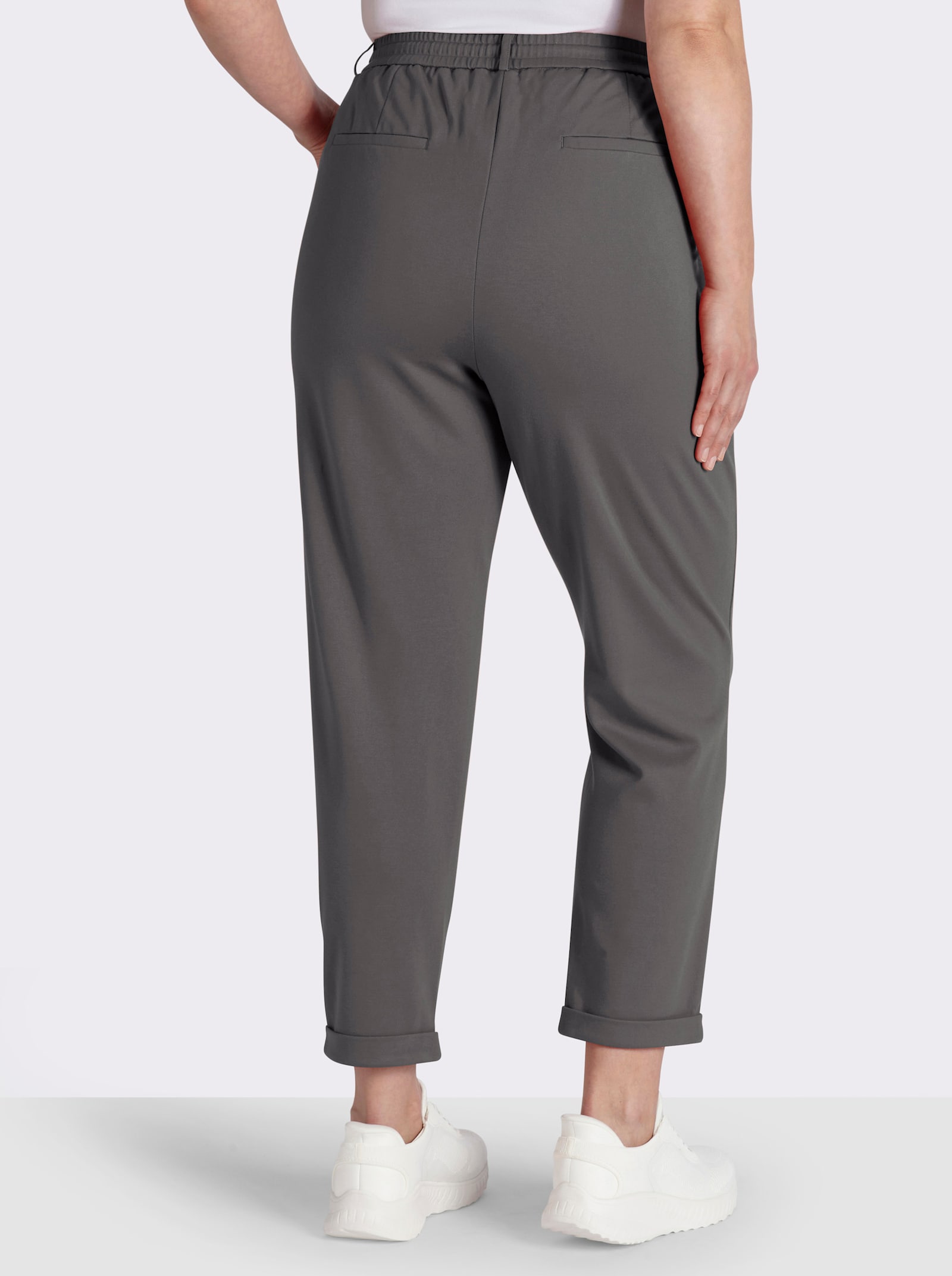 Jogg Pants in Interlock-Qualität - anthrazit