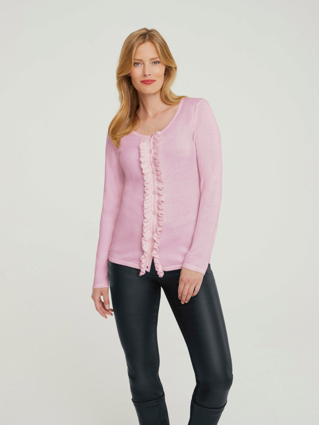 heine Feinstrickjacke - rosé