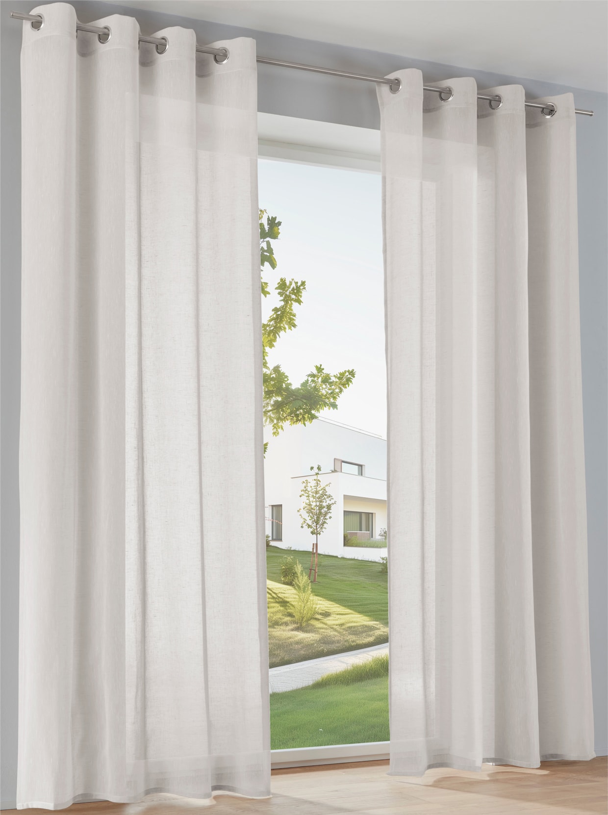 heine home Decoratieve vitrage - wit