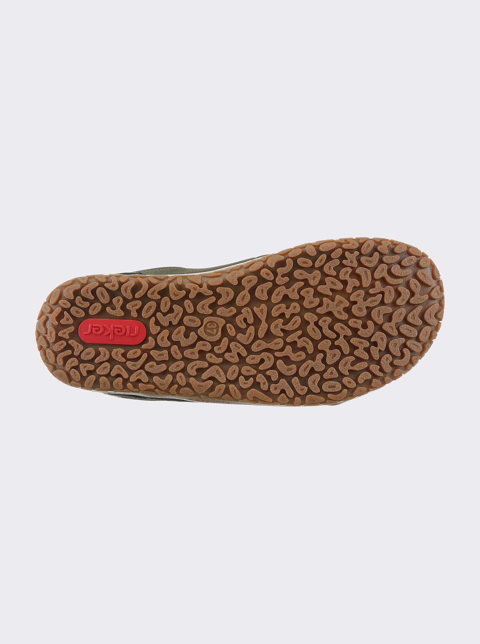 Rieker Sneaker aus Veloursleder - khaki