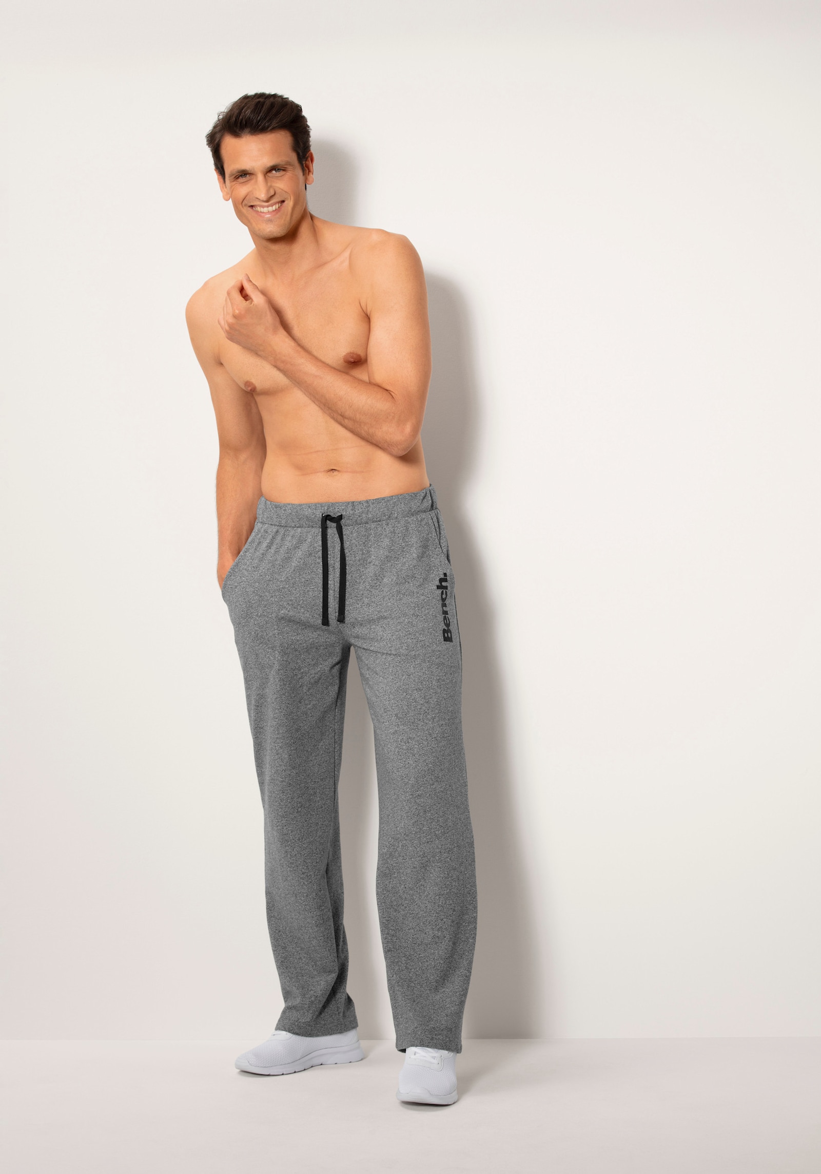 Bench. Loungewear Relaxhose - grau-meliert