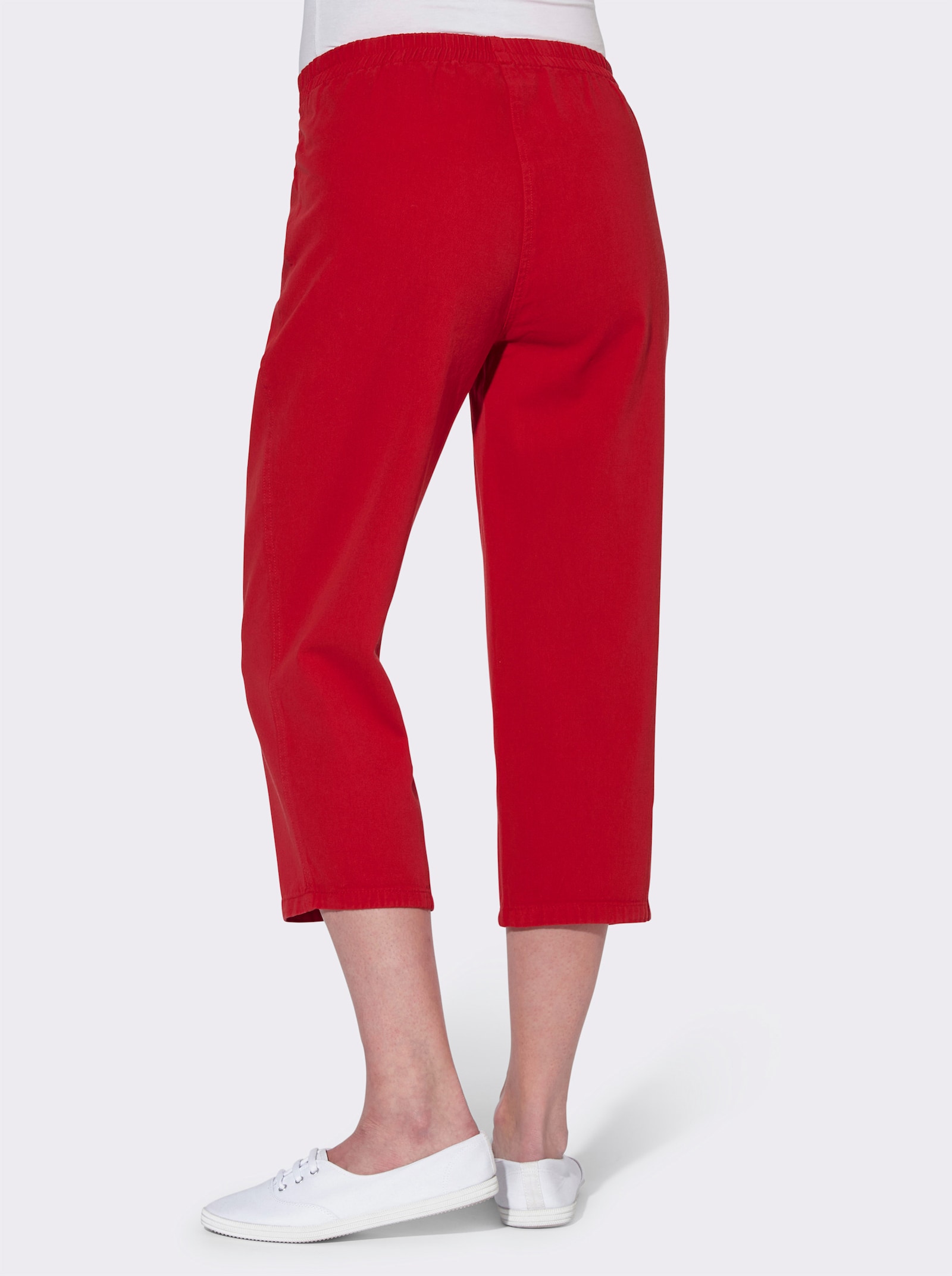 Caprihose in TREVIRA-Qualität - rot