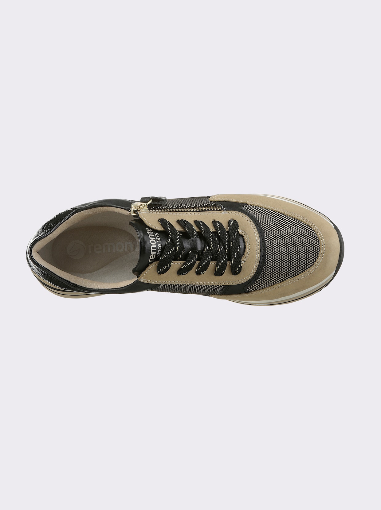 Remonte Sneaker - beige/zwart