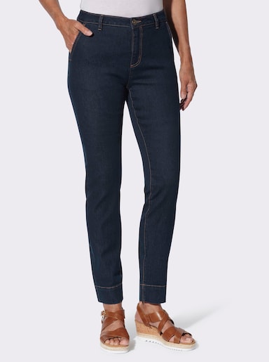 Chinohose in Denim-Qualität - dark blue