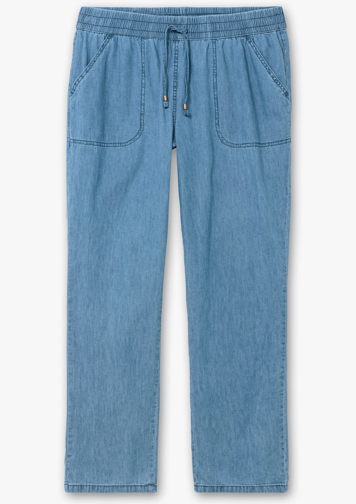 Schlupfjeans - blue-bleached
