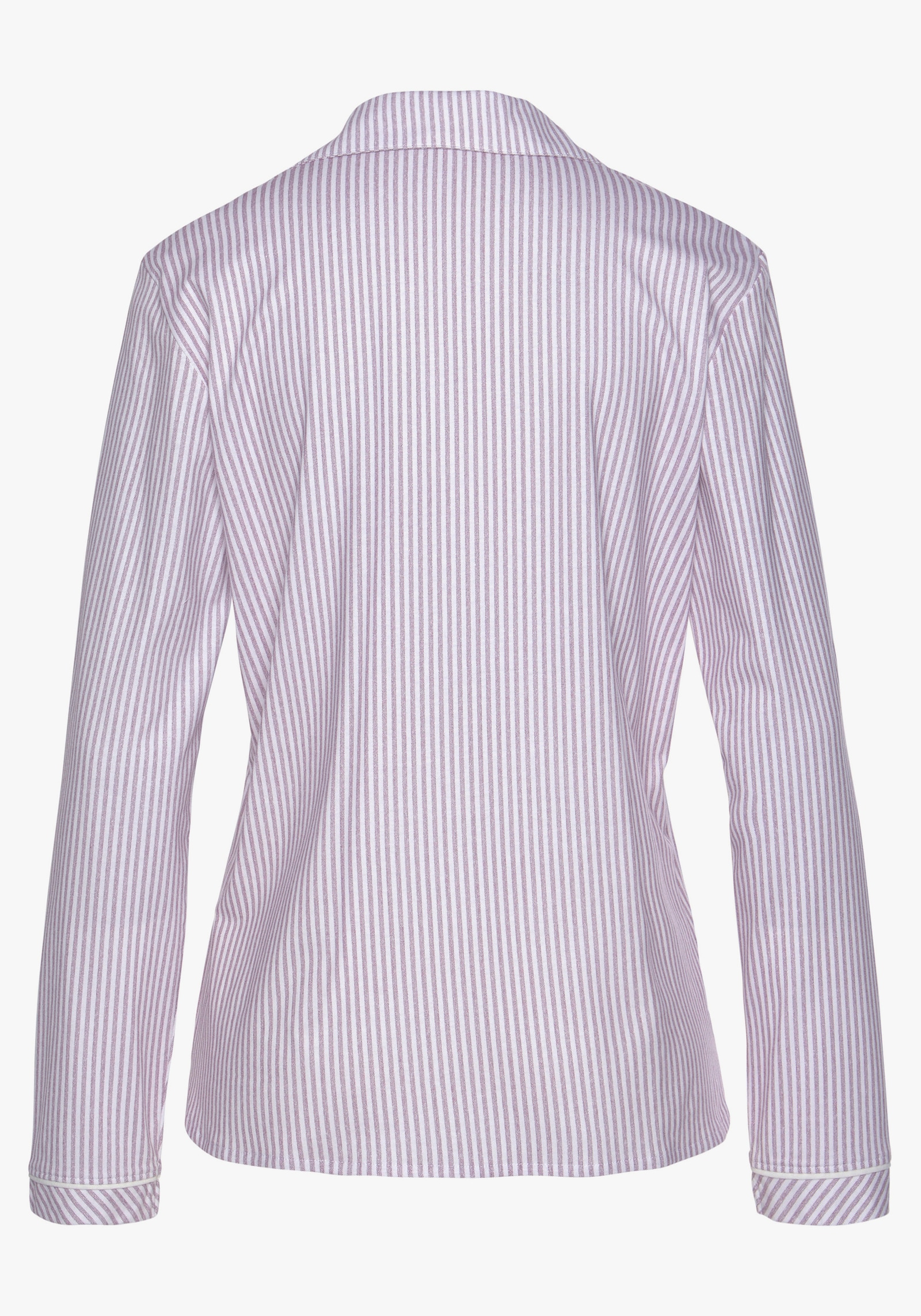 s.Oliver Pyjamaoberteil - bordeaux-gestreift