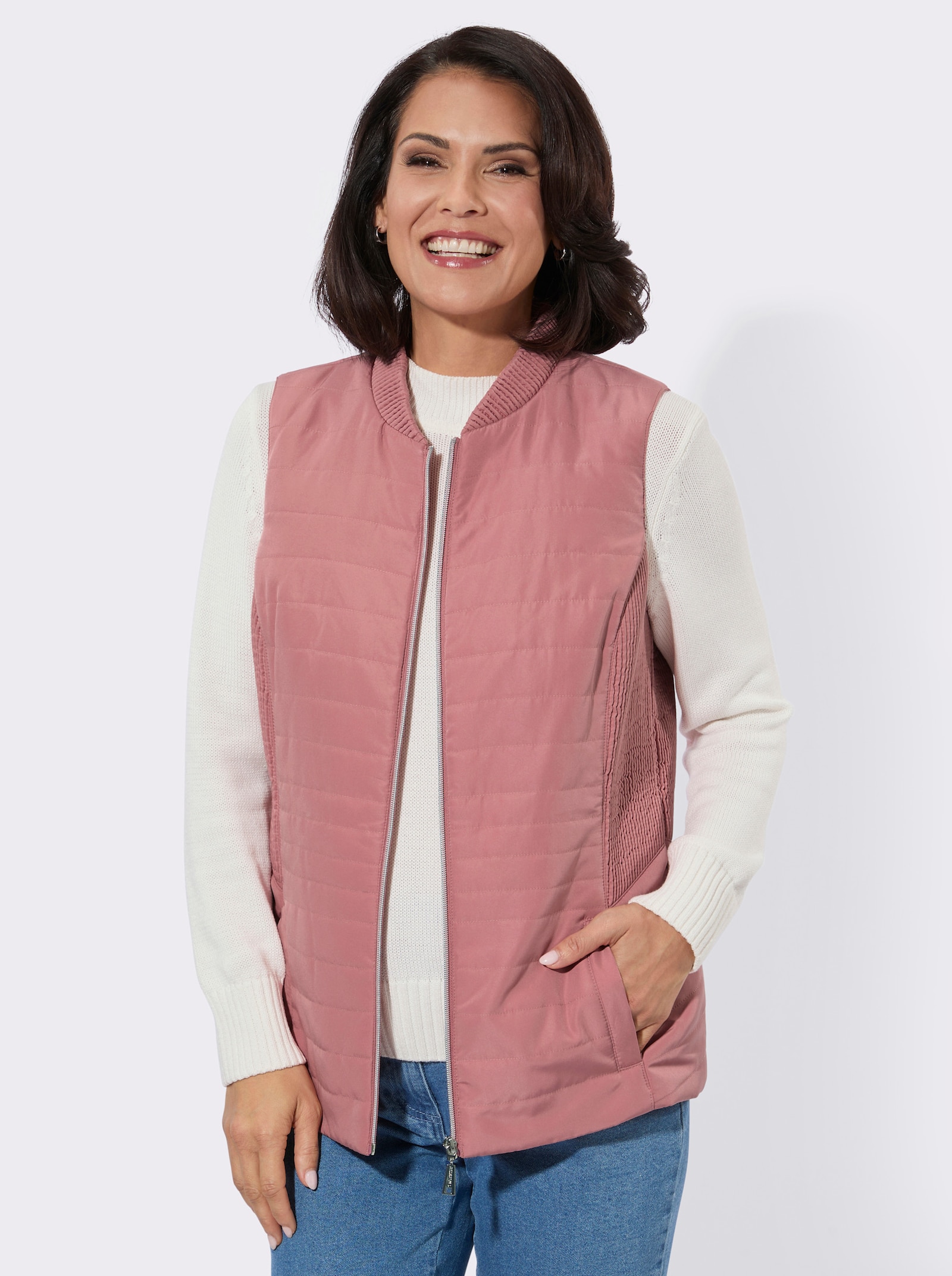 Steppweste - rosenholz