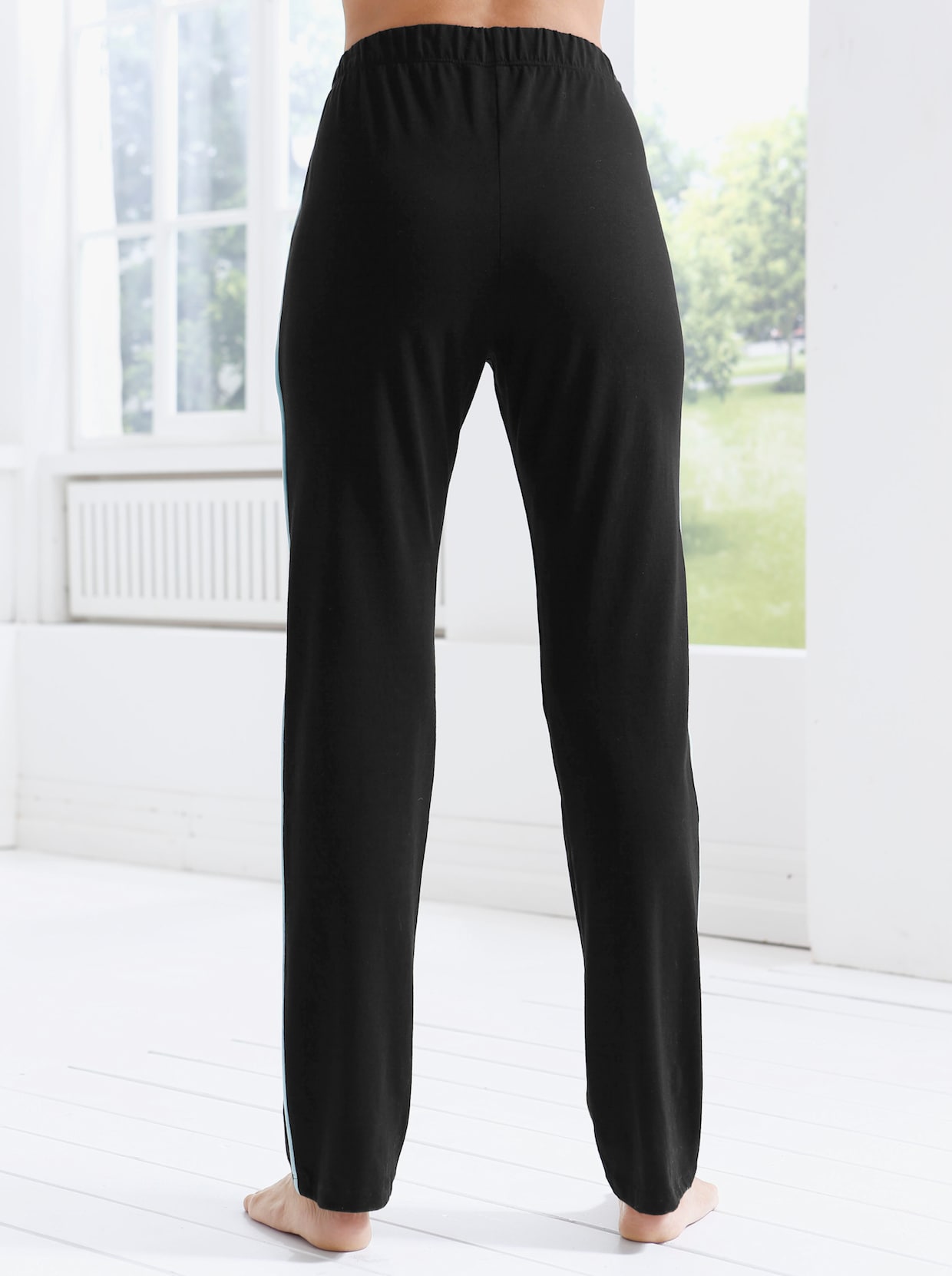 Pantalon de loisirs - noir-menthe