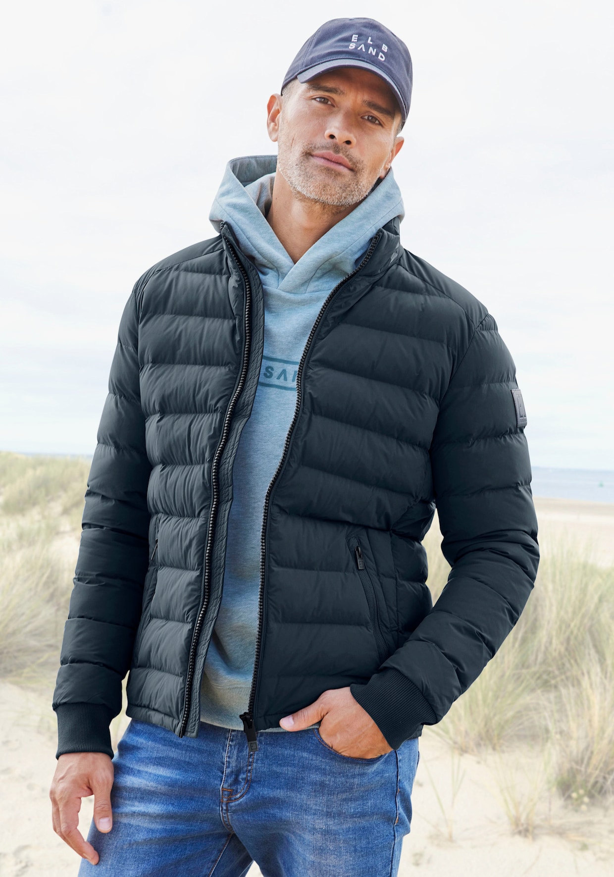 Elbsand Steppjacke - marine