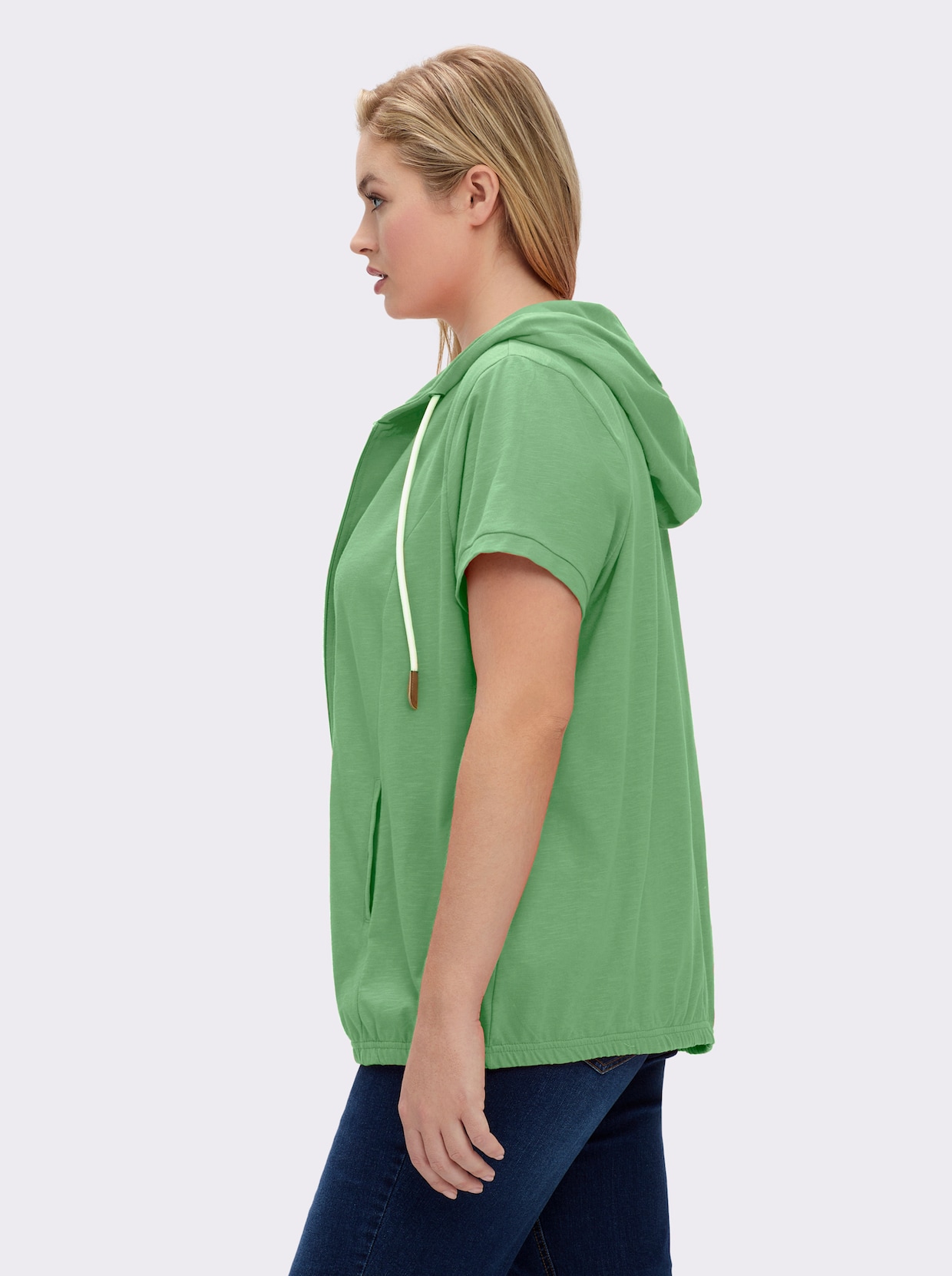 Sweatjacke - apfel
