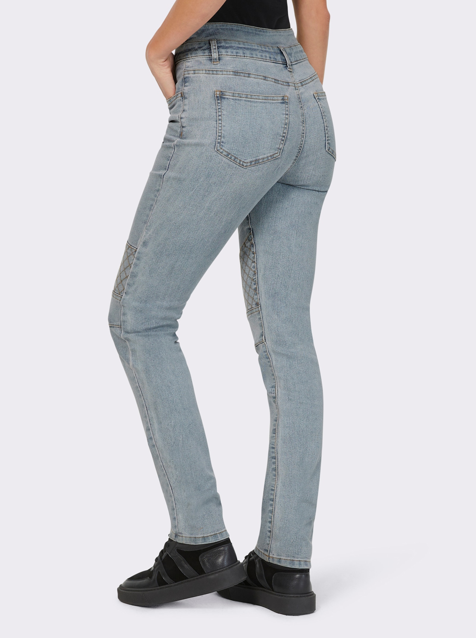 heine Jeans mit Riegeln - blue-bleached