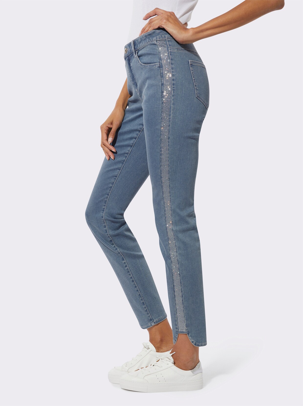 5-Pocket-Jeans - blue-bleached