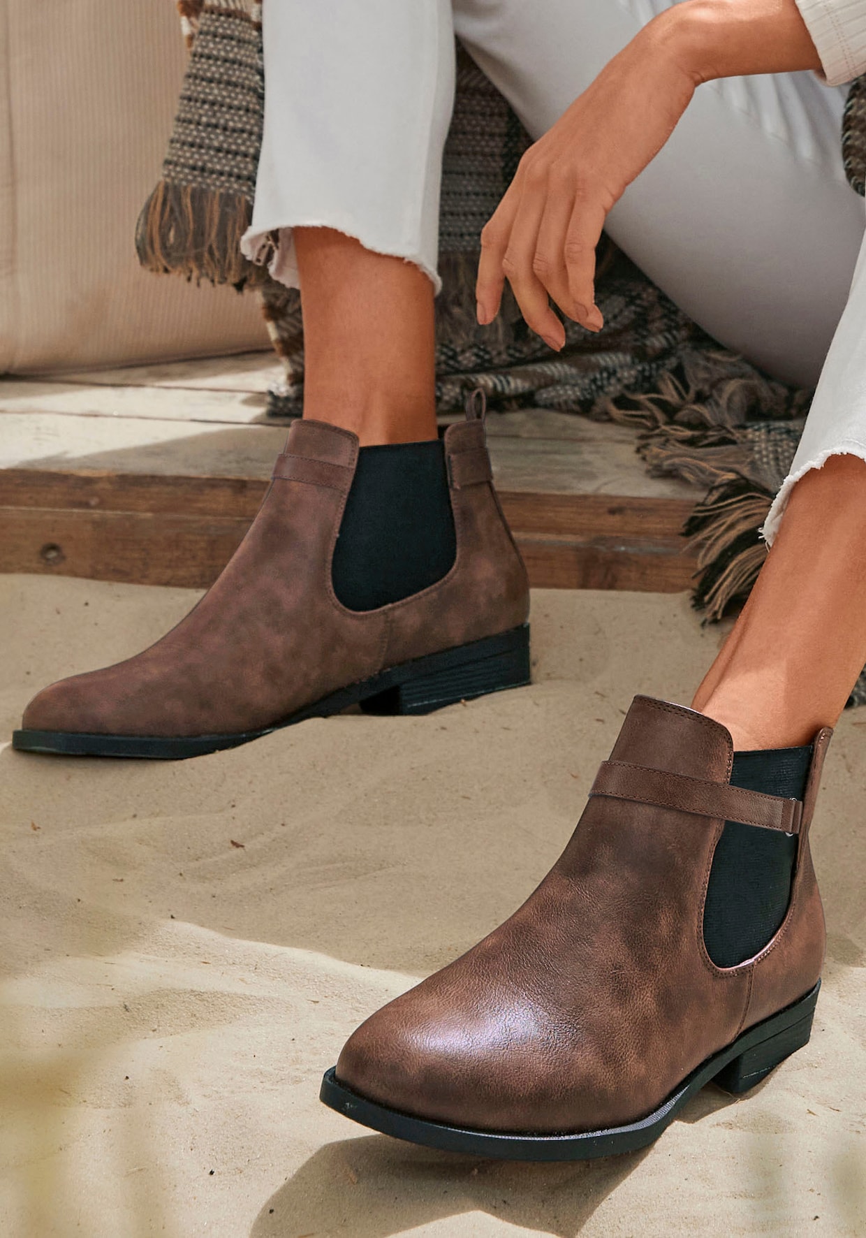 Vivance Chelsea boots - bruin