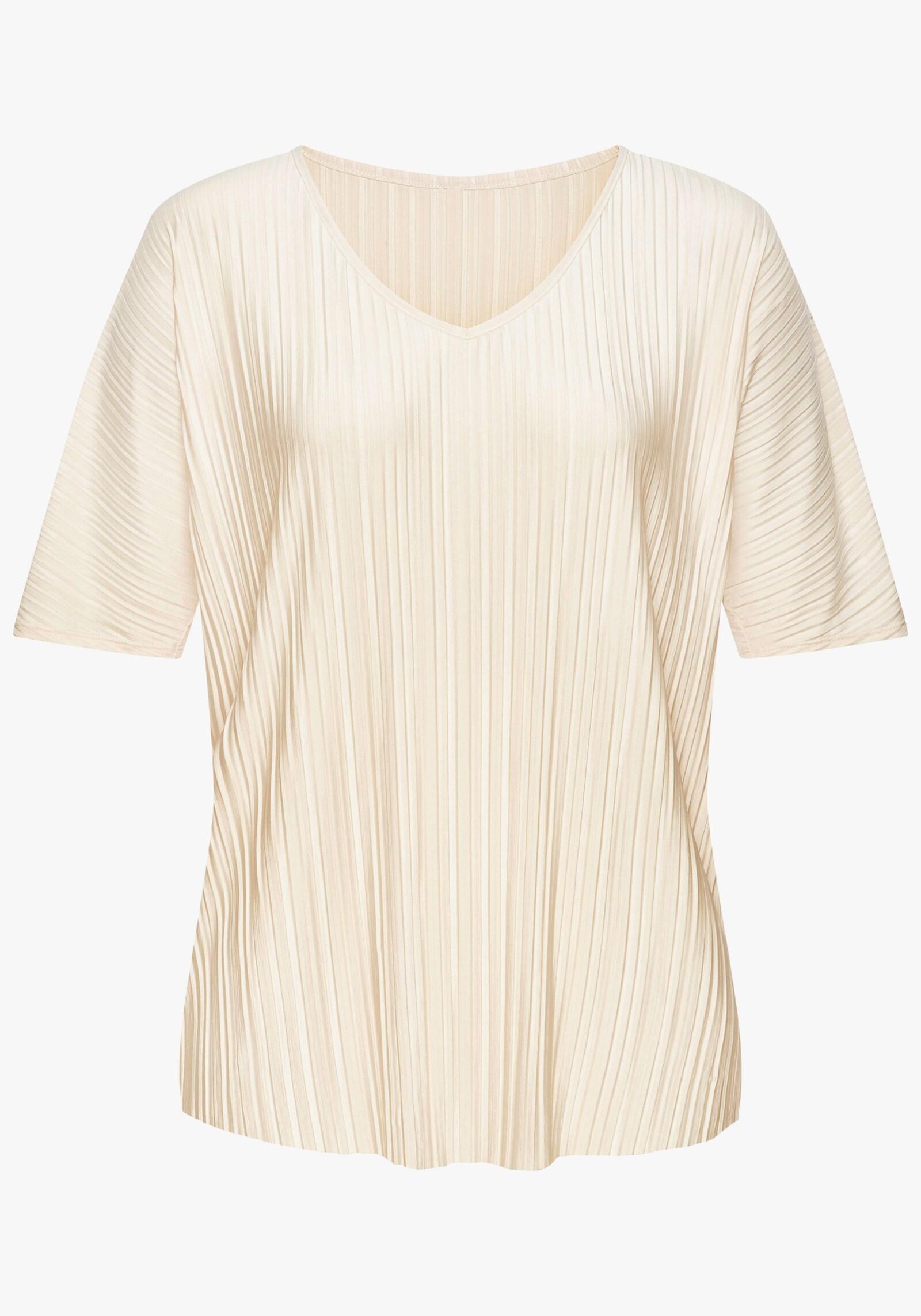 LASCANA Plisséshirt - crème