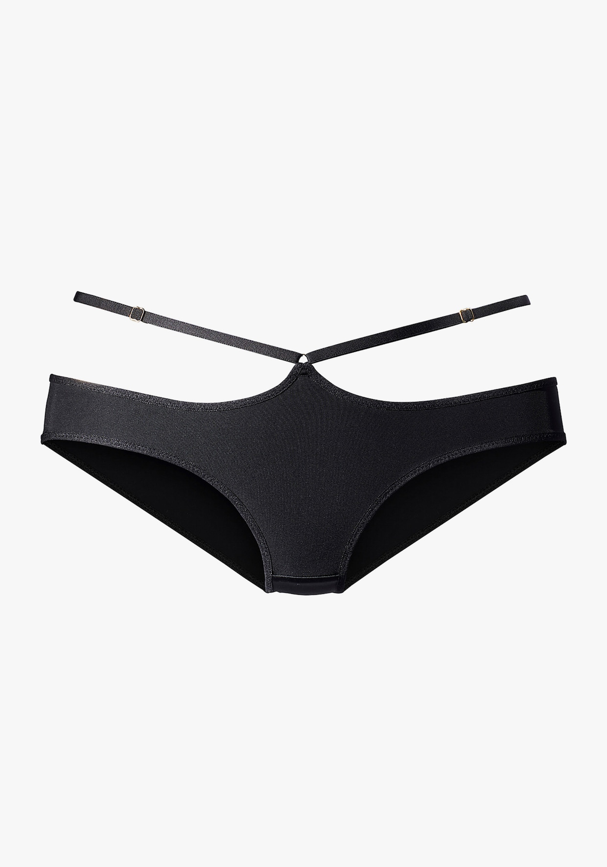 petite fleur gold Panty - zwart