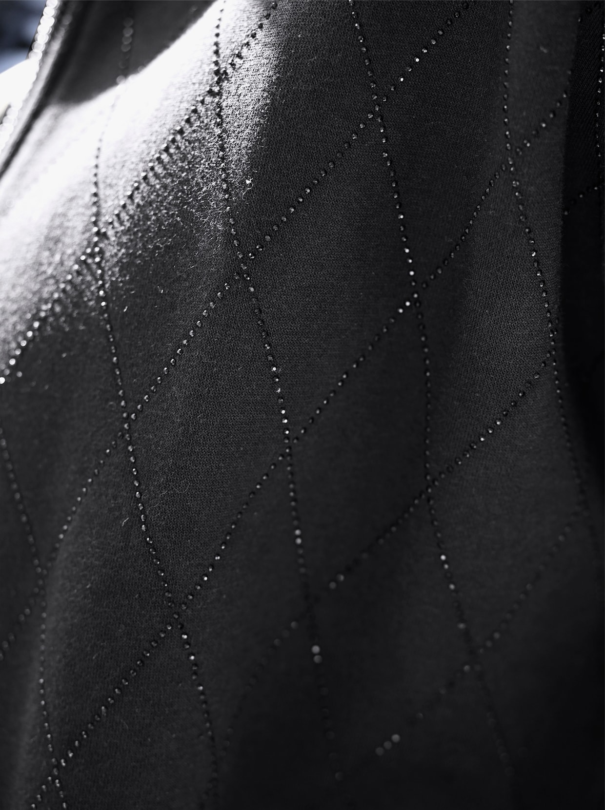 heine Sweatvest - zwart