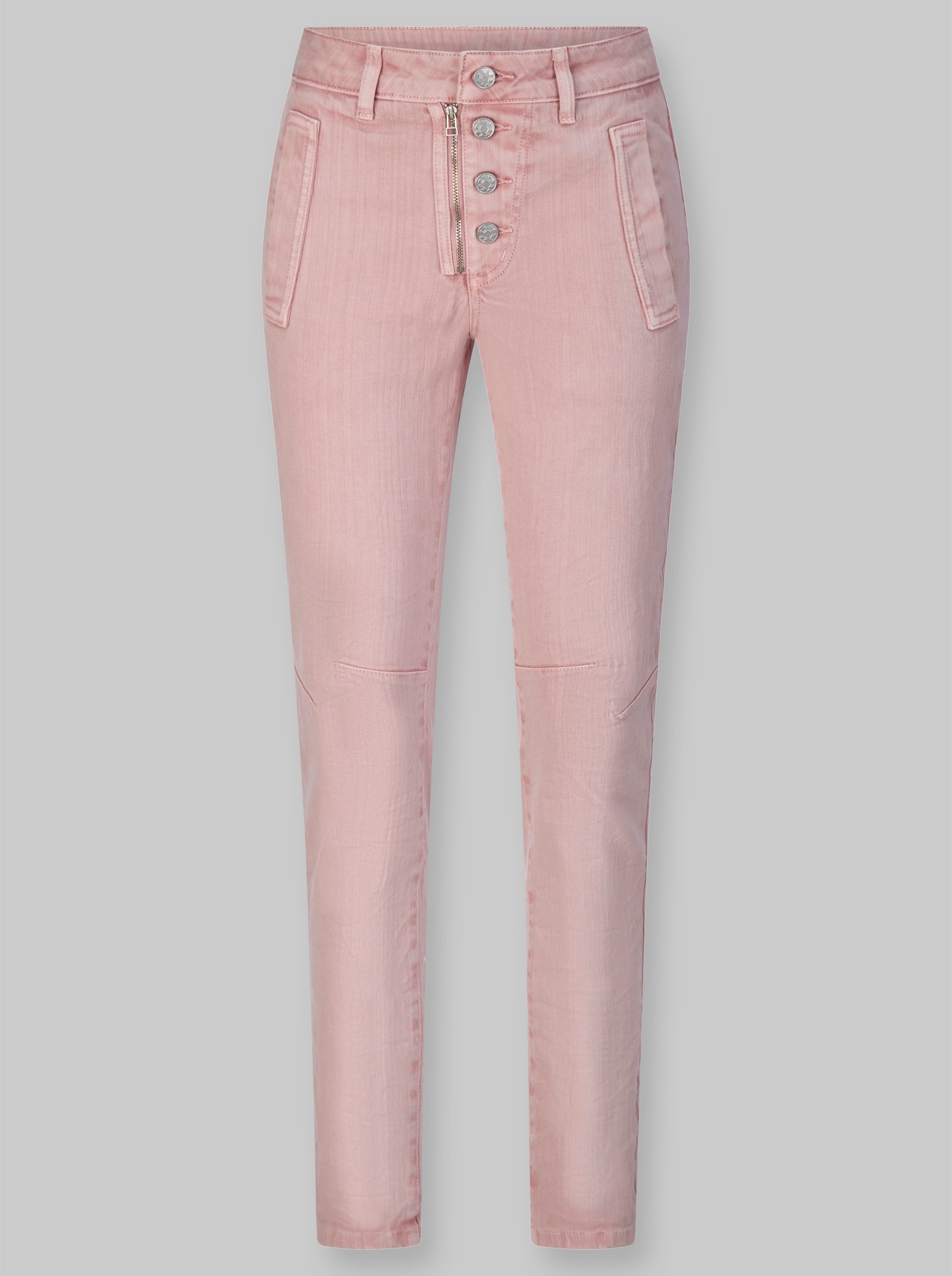 heine Hose in Crash-Optik - hortensie