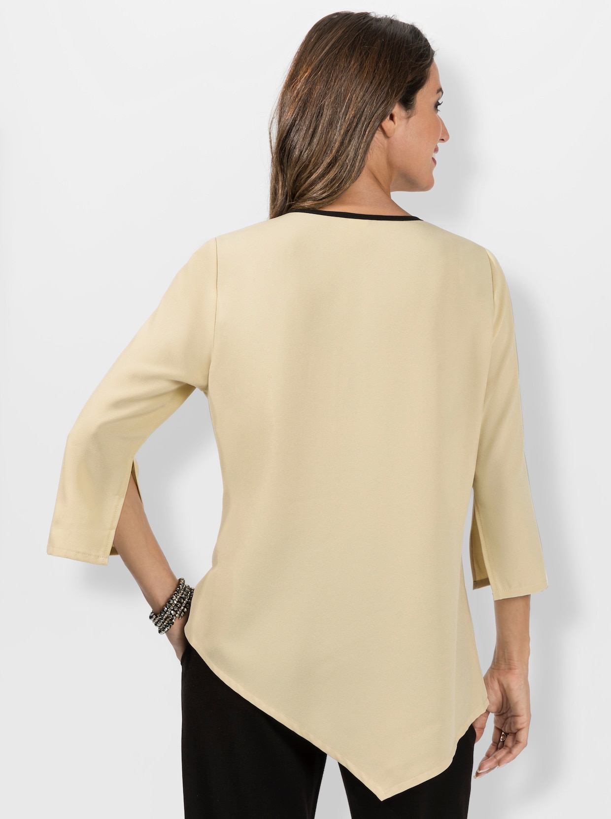 Comfortabele blouse - zand