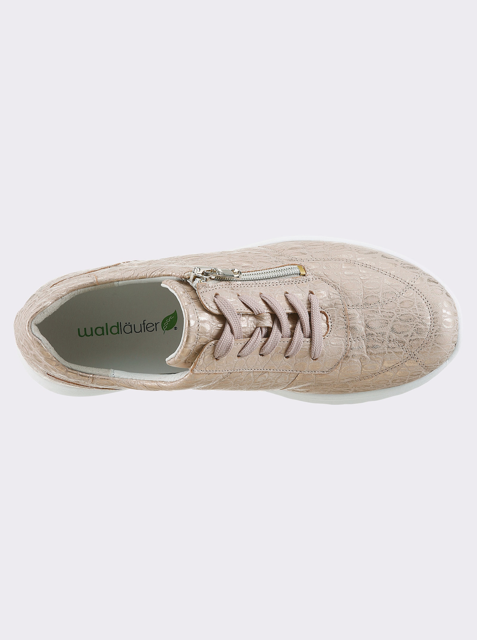 Waldläufer Sneaker mit Metallic-Effekt, Waldläufer - goldfarben