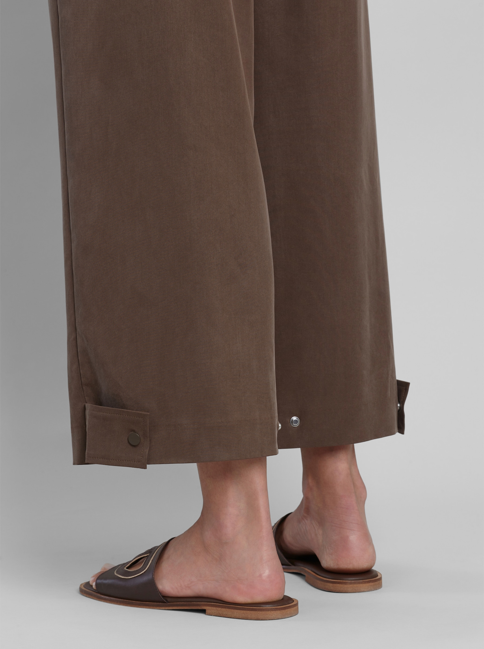 heine Hose in Barrel-Form - schoko