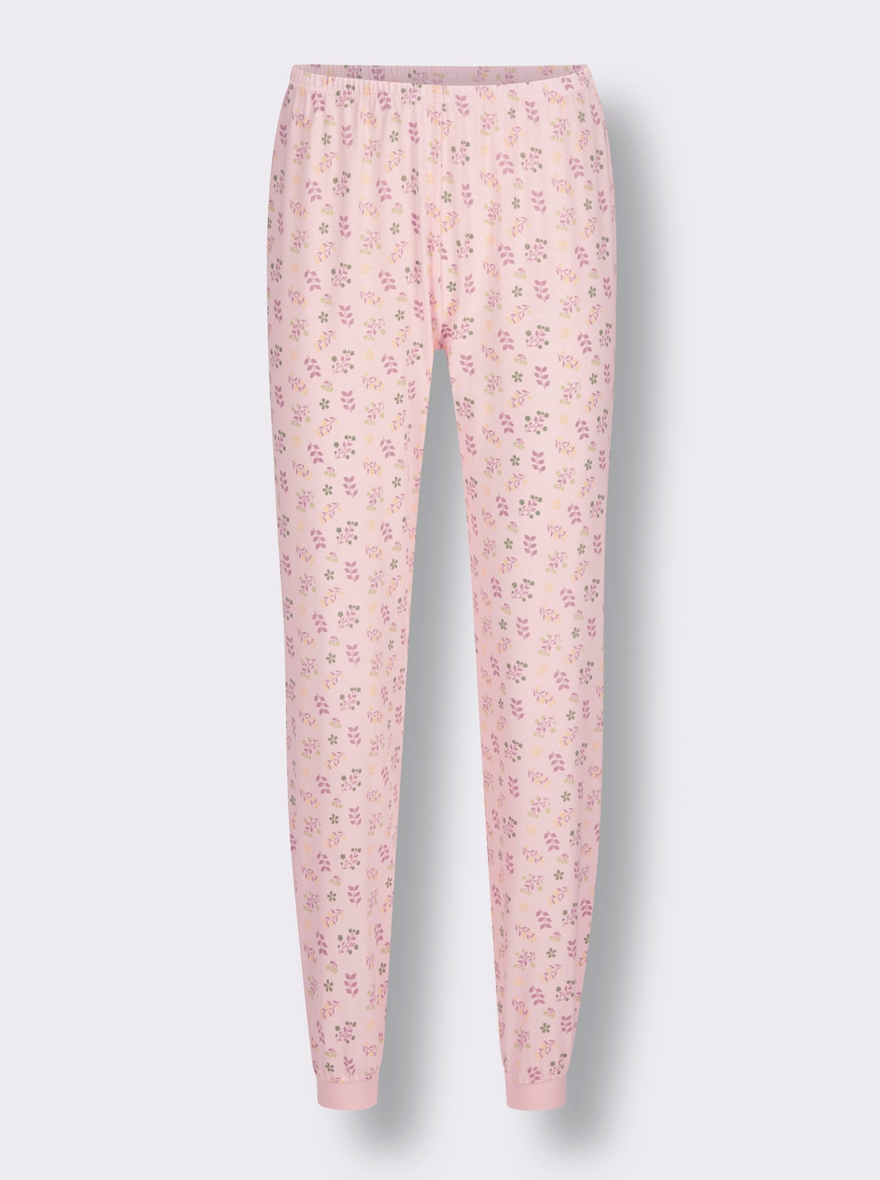 wäschepur Pyjama - lichtroze/mauve bedrukt