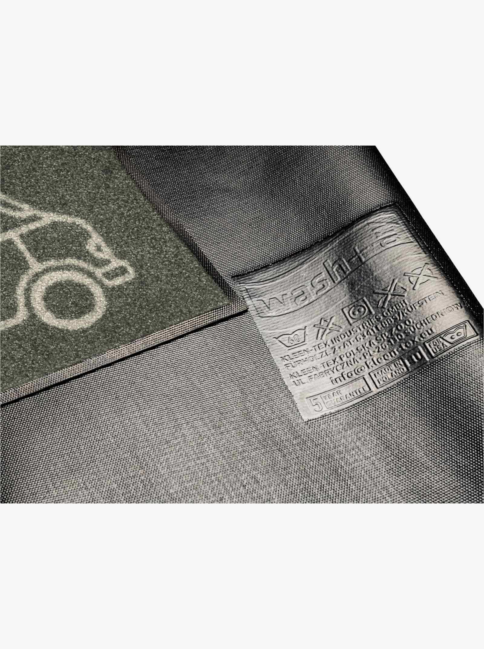 wash+dry by Kleen-Tex Fußmatte - grau