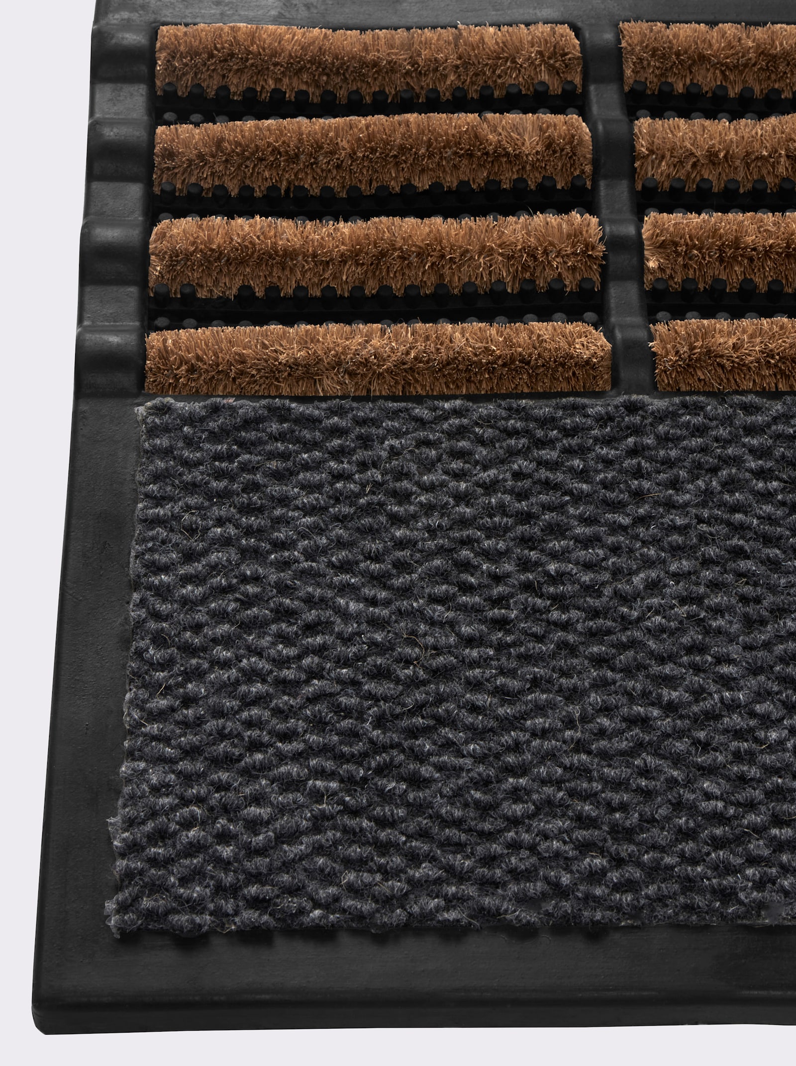 heine home Fußmatte - schwarz-braun