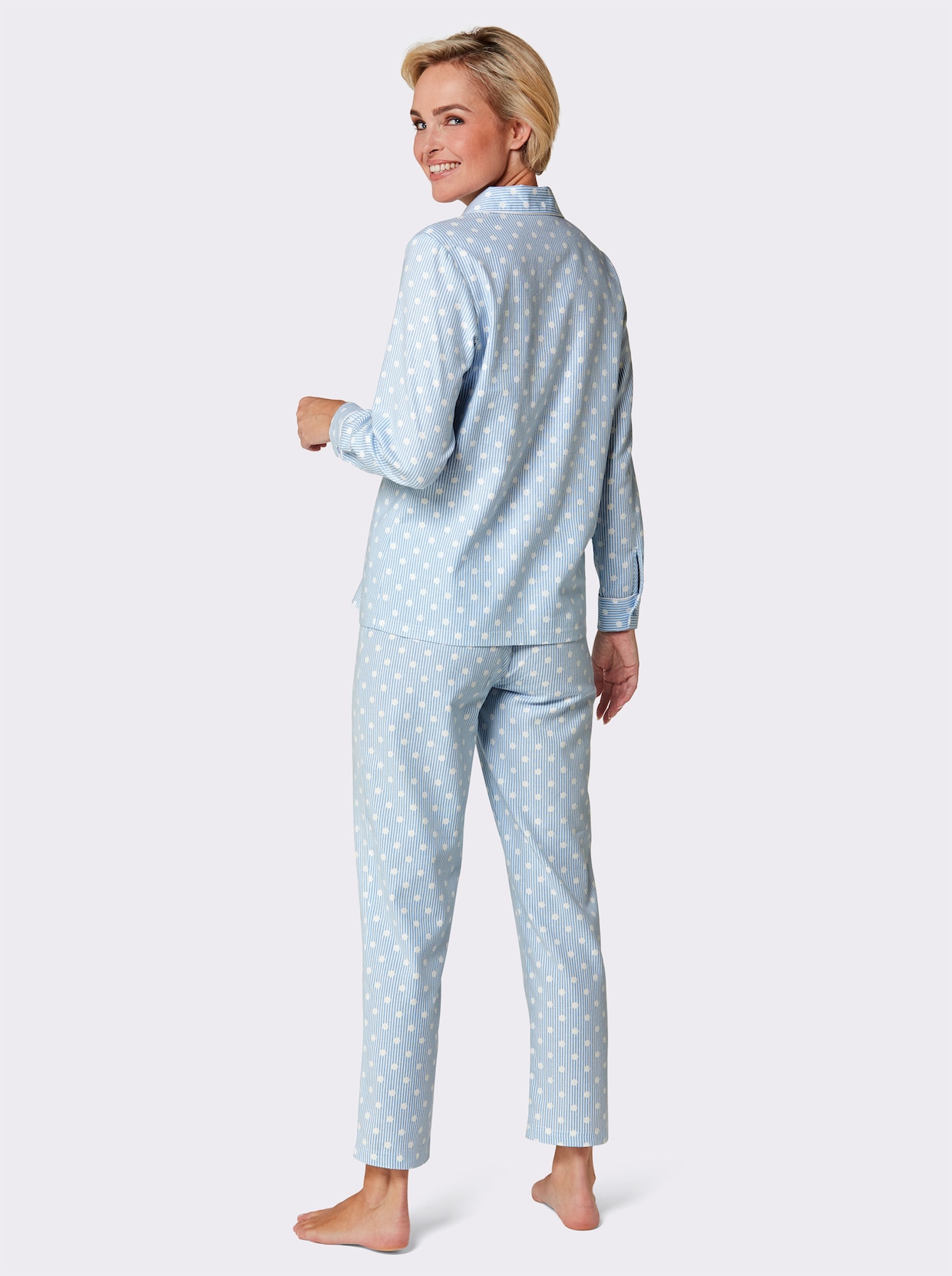wäschepur Pyjama - ijsblauw