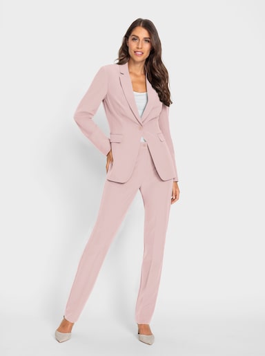 heine Hosenanzug mit seitlichen Taschen - hellrosé