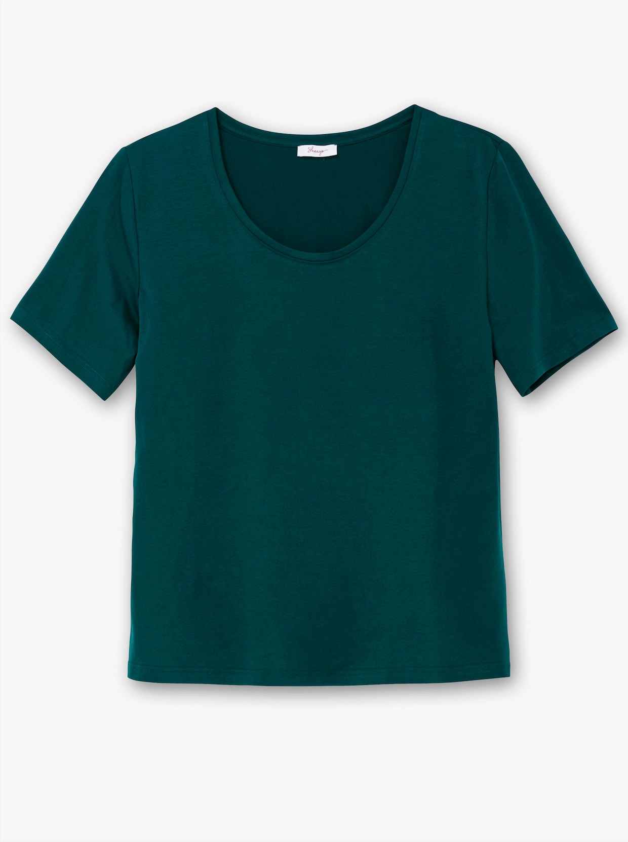 sheego Rundhalsshirt - petrol