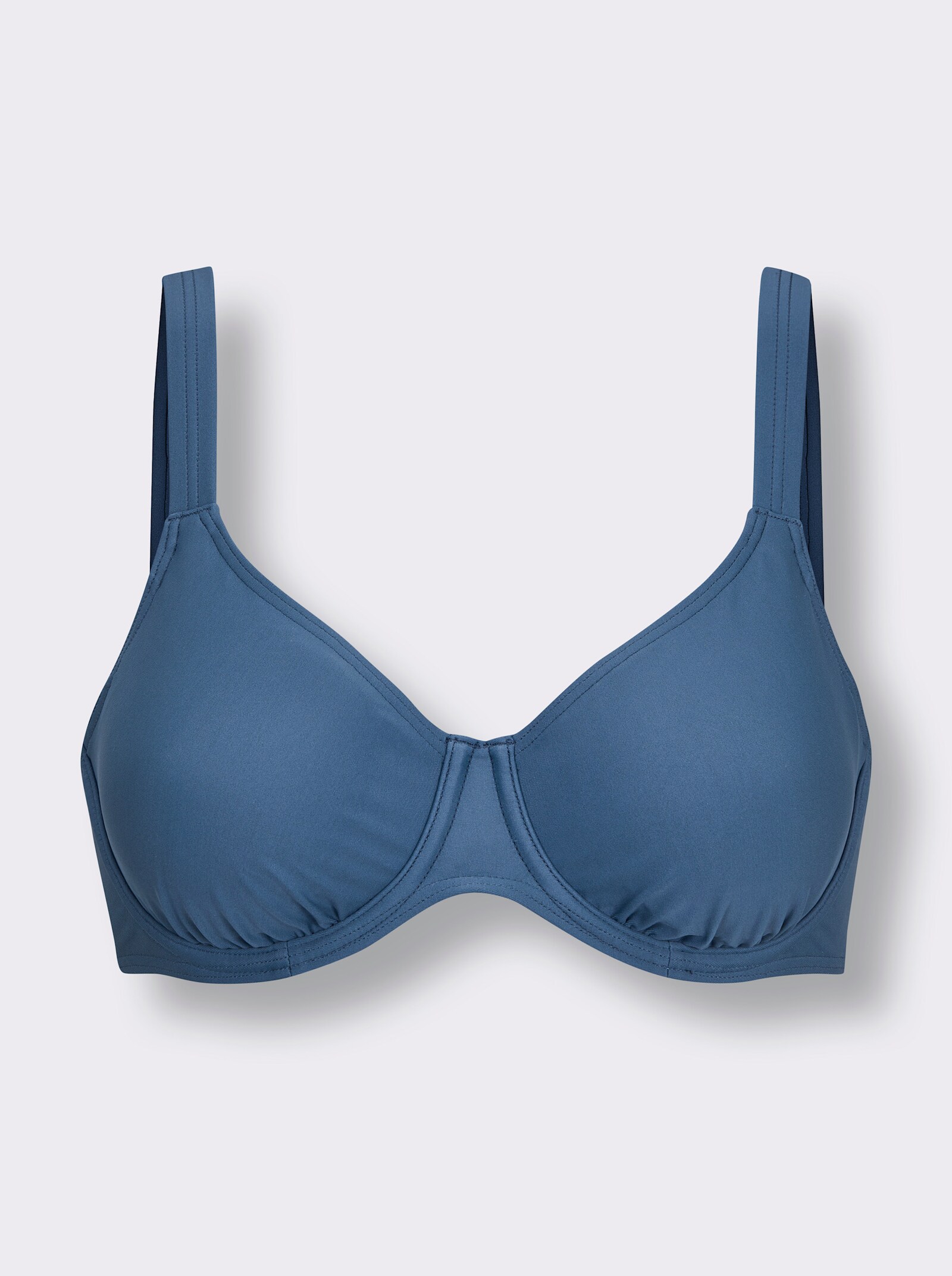 feel good Bikini-Oberteil mit herausnehmbaren Softcups - jeansblau