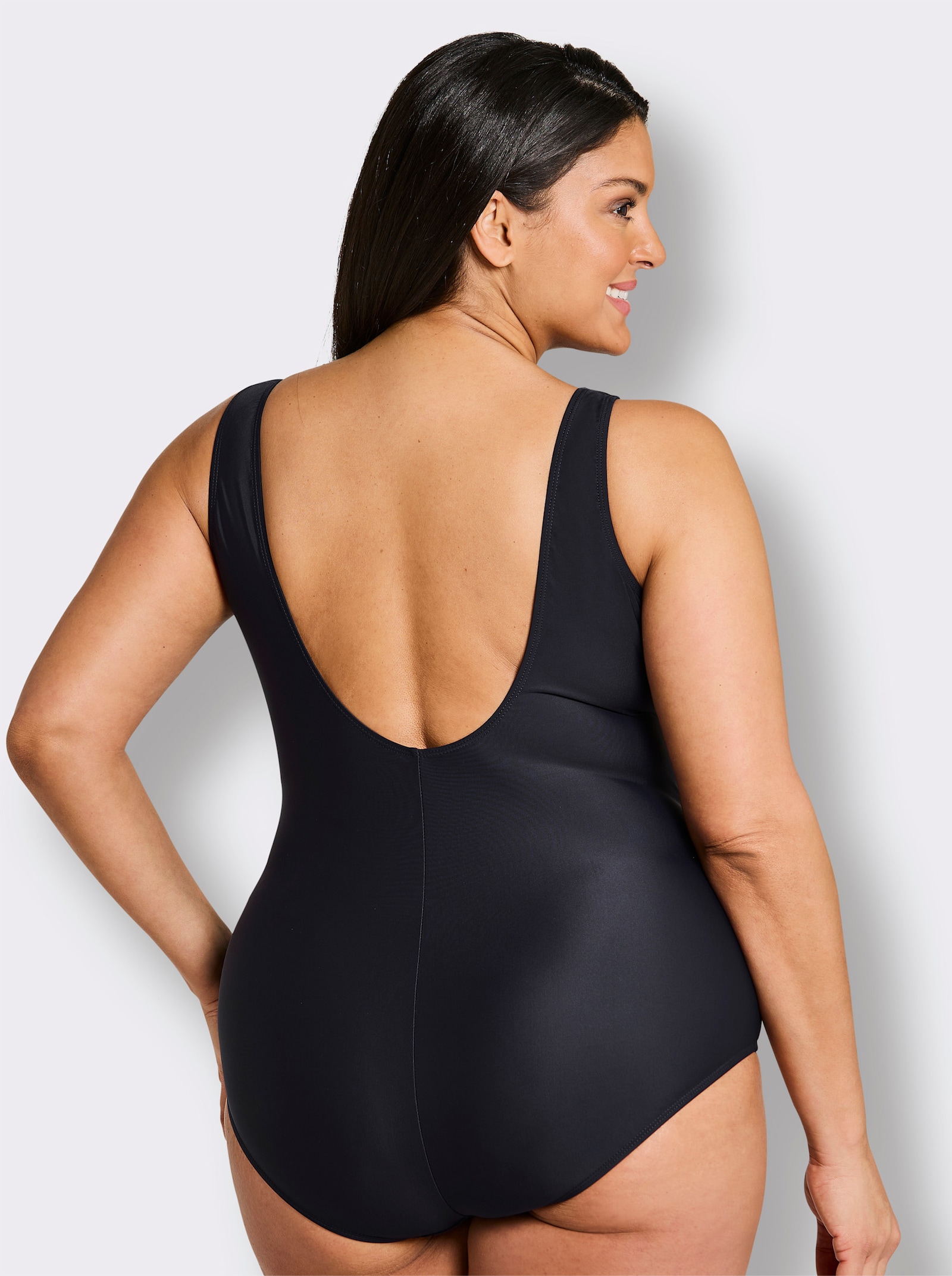 Badeanzug mit formenden Softcups - marine