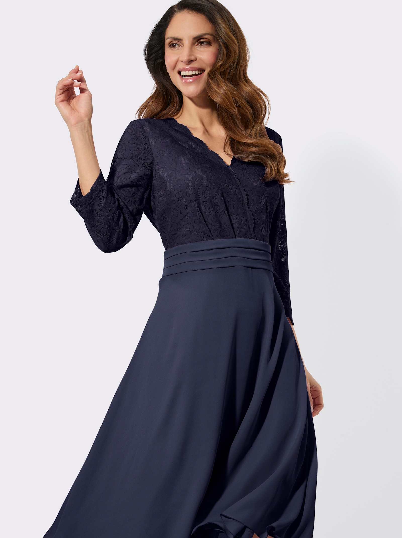 Spitzenkleid - marine