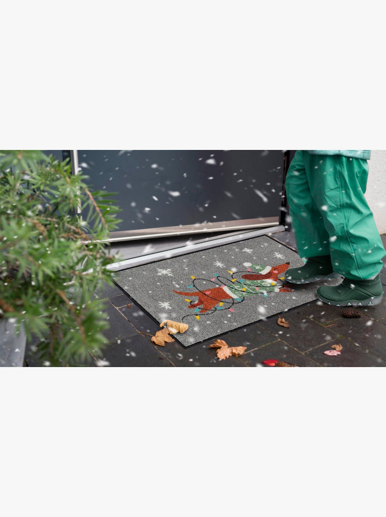 Salonloewe Fußmatte - grau-bunt