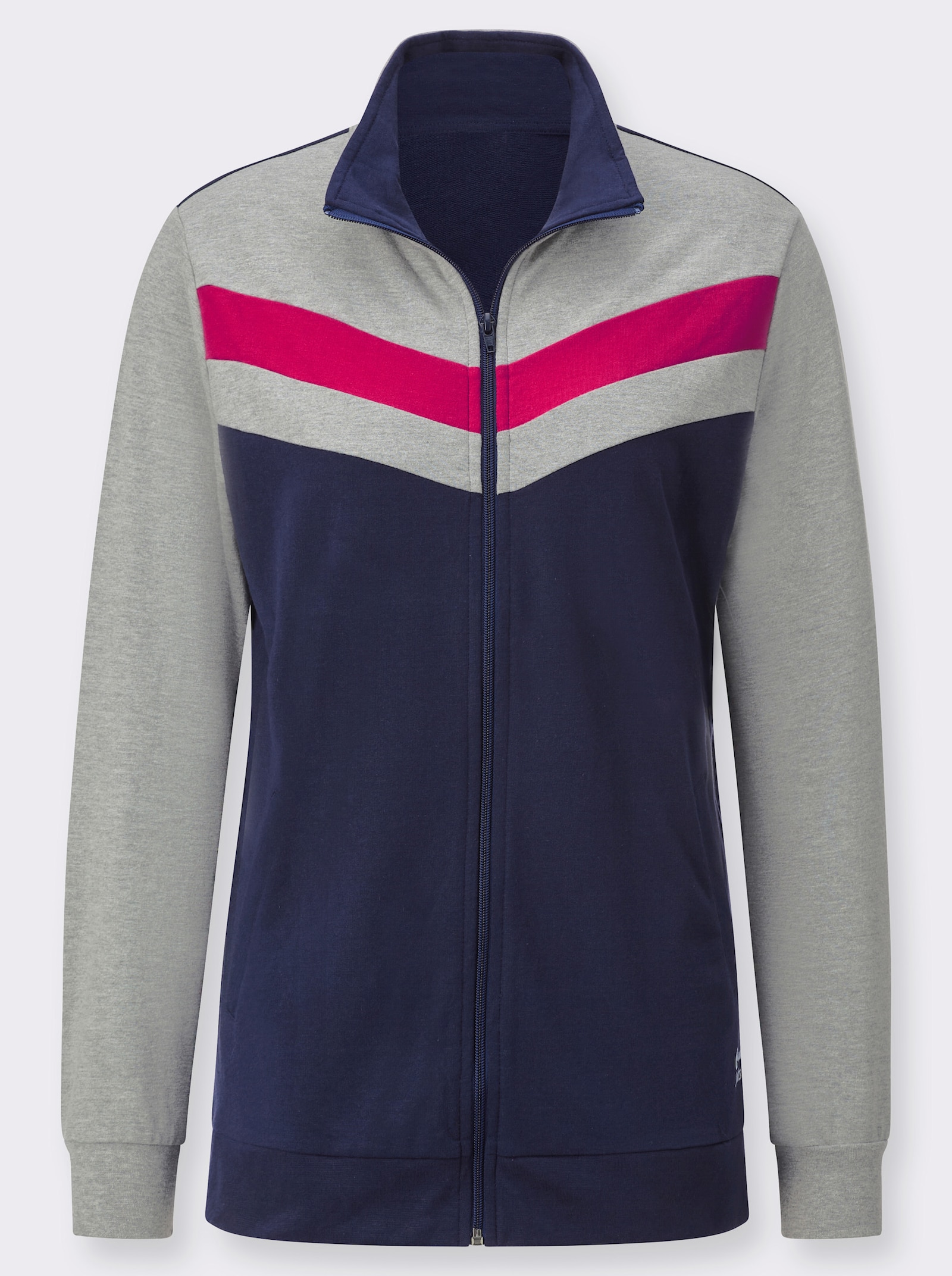 Catamaran Sports Freizeitanzug in formstabiler Sweat-Qualität - marine-pink
