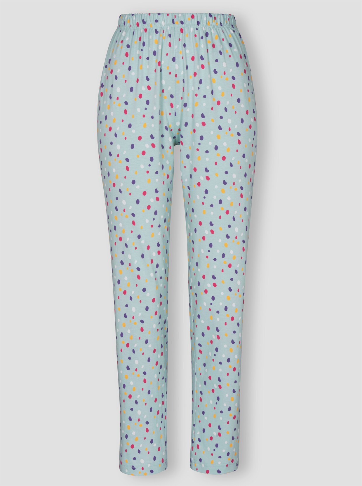 wäschepur Pyjama-Broek - kalkmint bedrukt