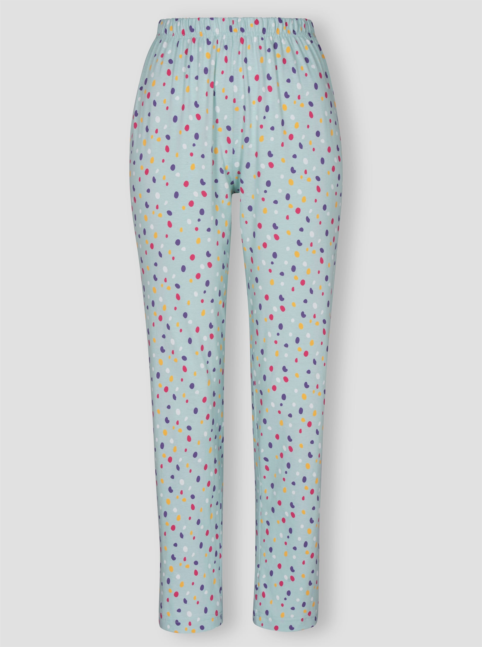wäschepur Schlafanzug-Hose - kalkmint-bedruckt