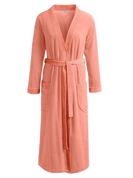 bademantel damen apricot