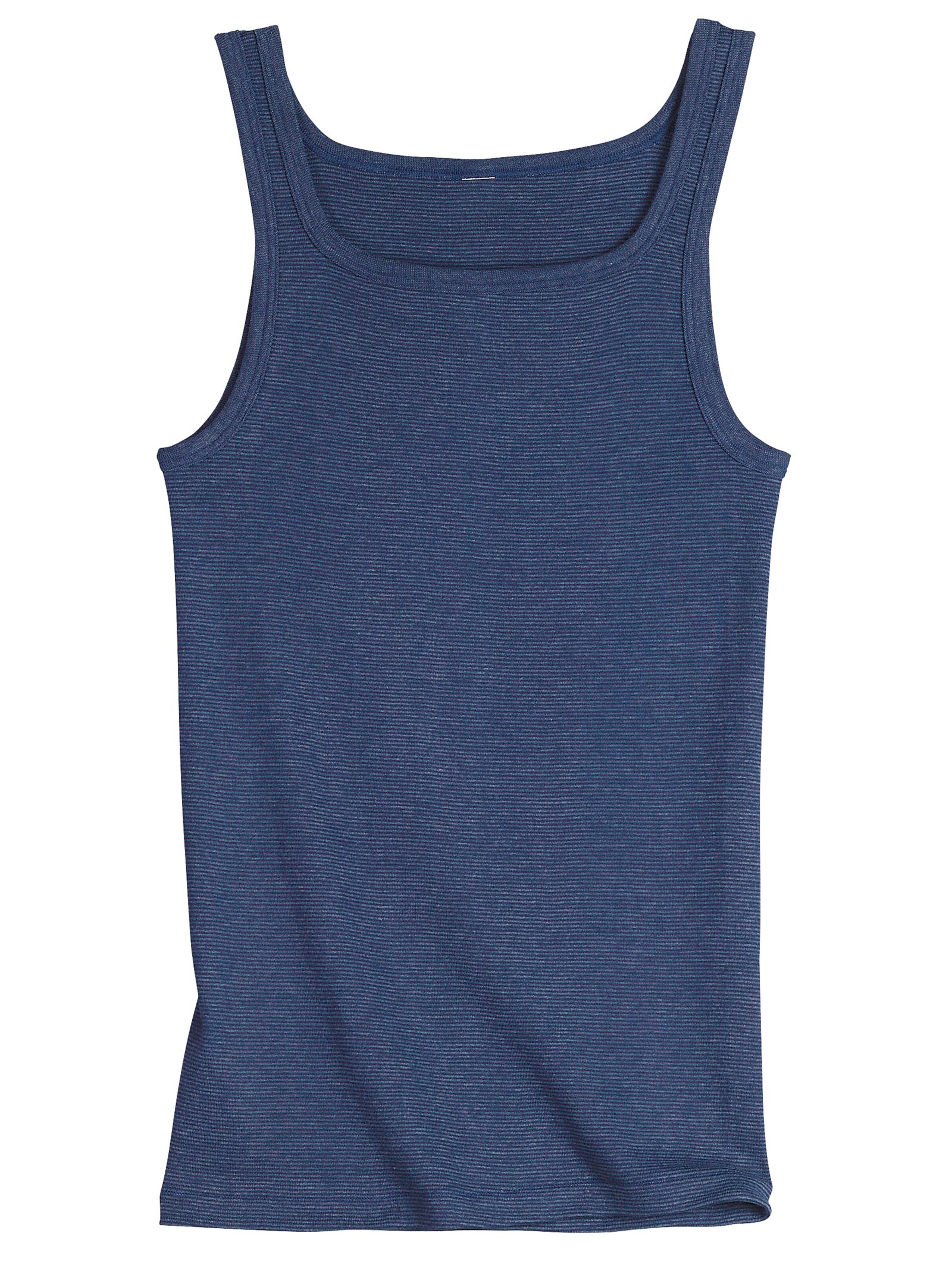 Unterhemd - dunkelblau-meliert