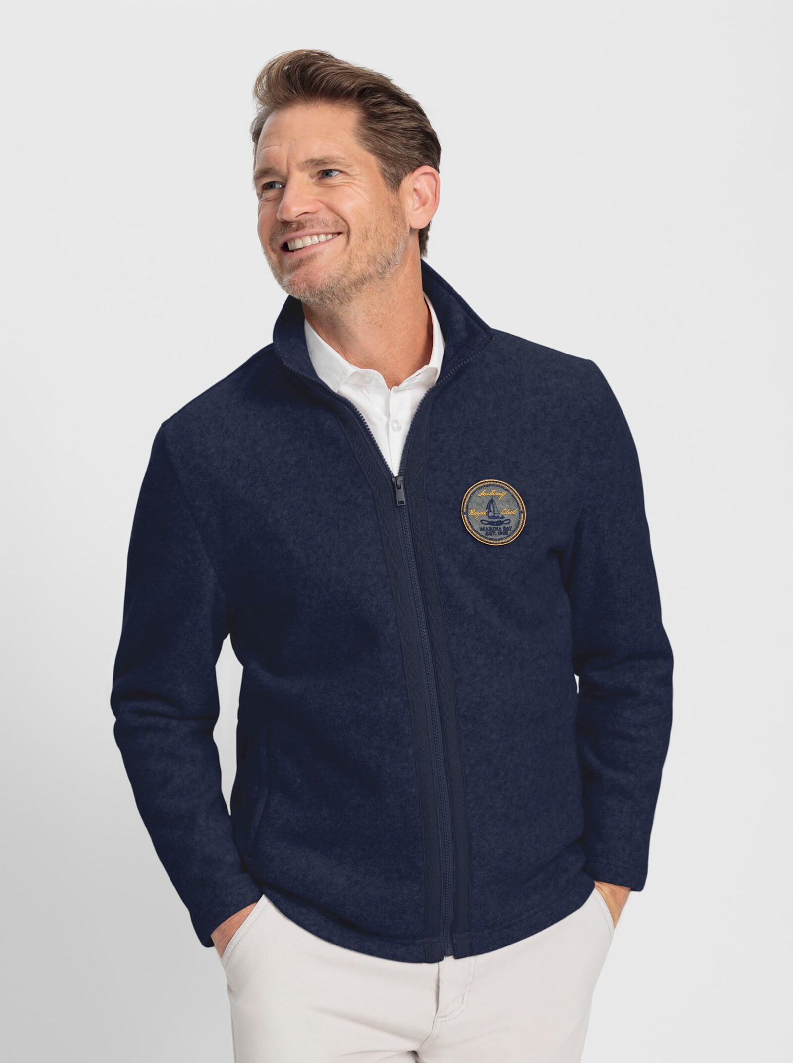 Marco Donati Fleecejack - marine