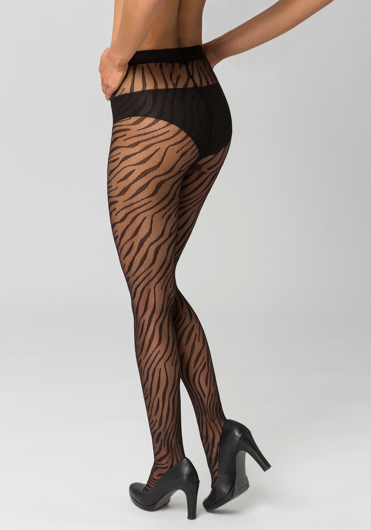 petite fleur gold collants fins - noir