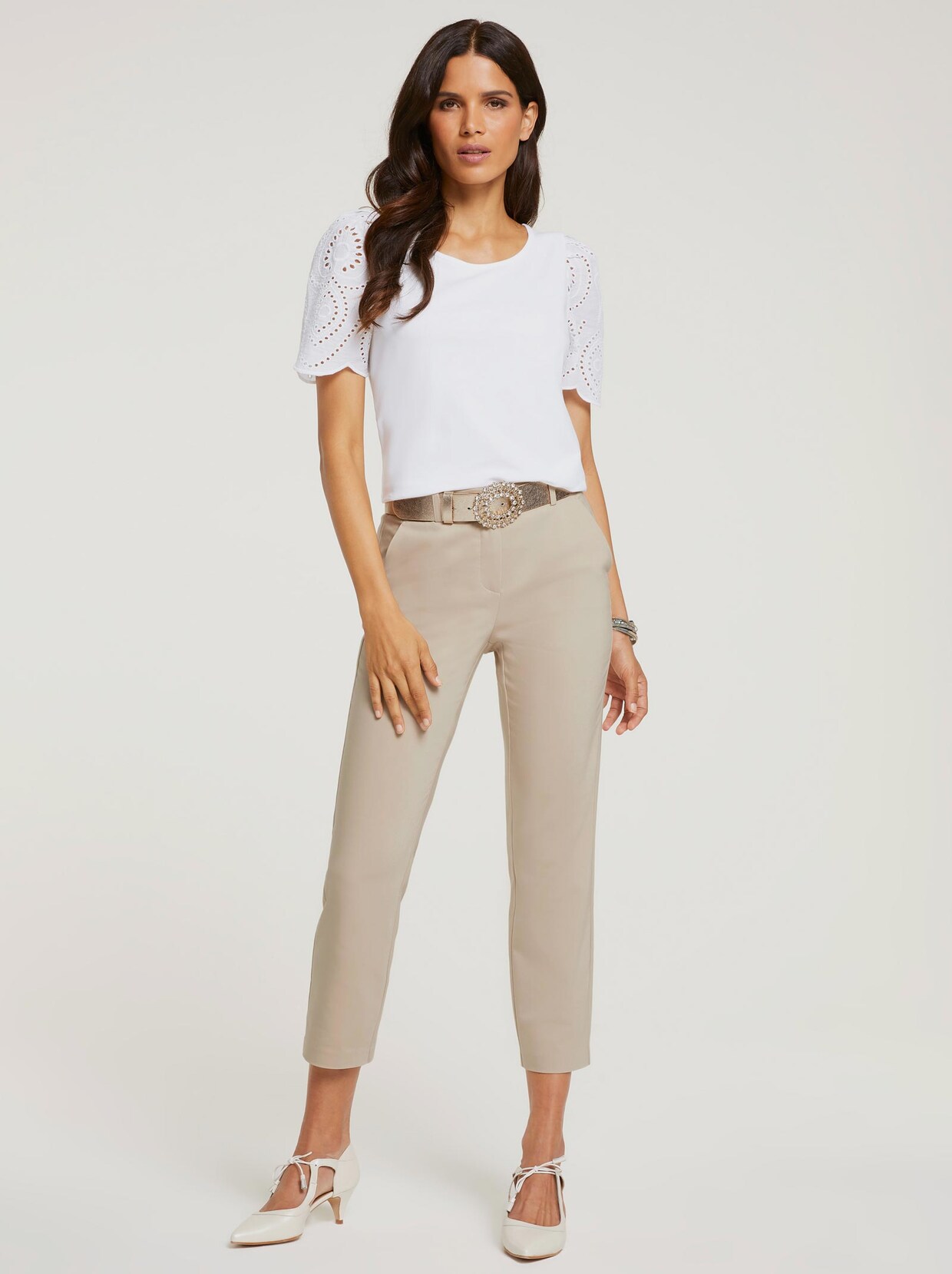 Ashley Brooke Shirt - weiß