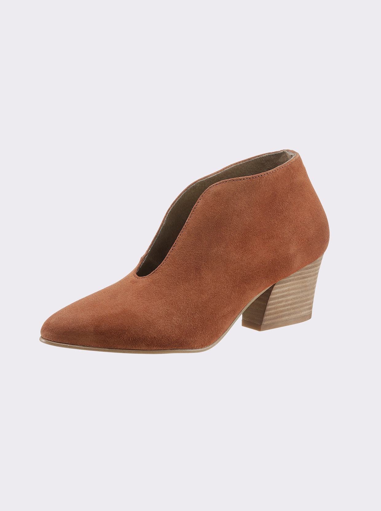 heine Hoogfrontpumps - cognac