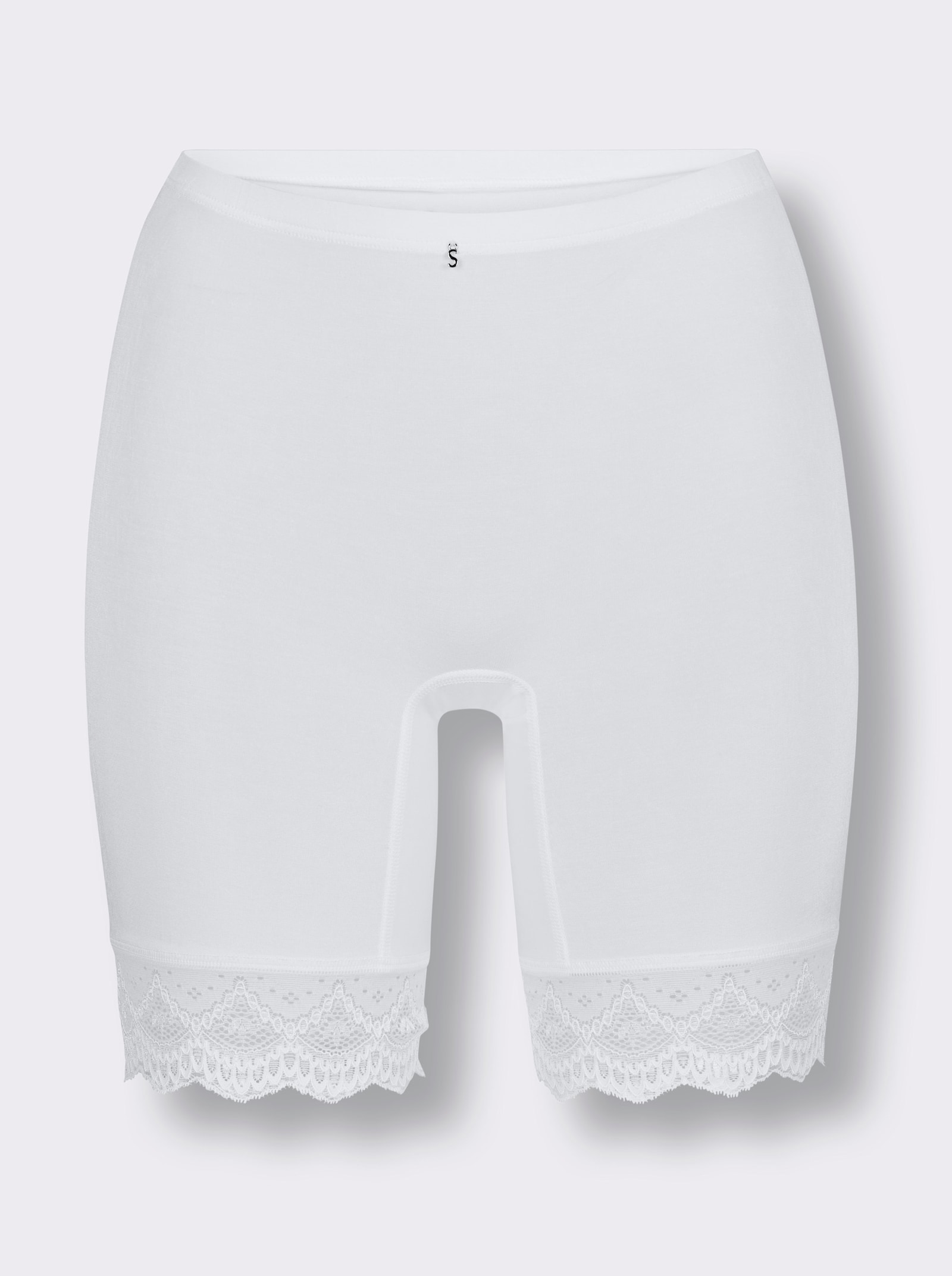 Speidel Longpanty mit Spitze - weiß