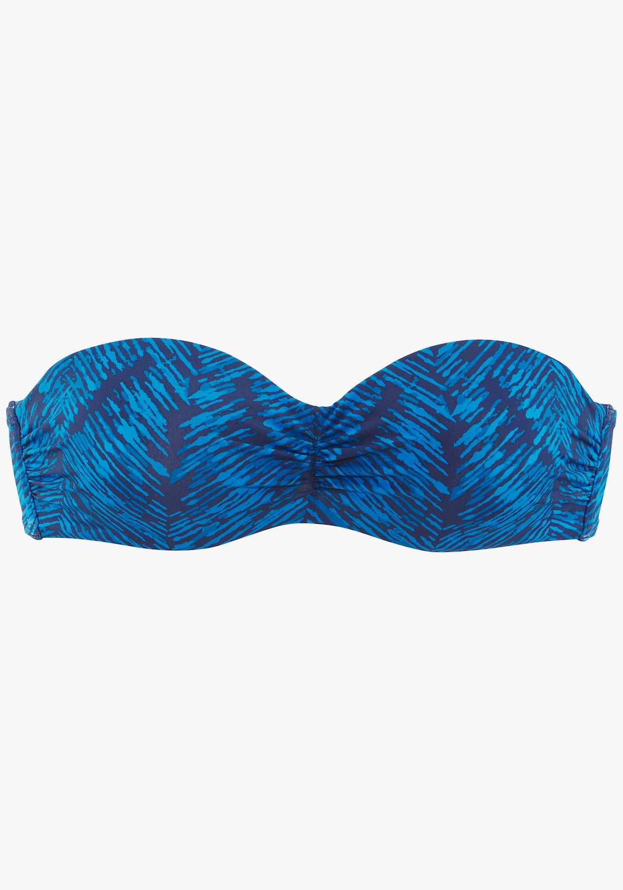 JETTE haut de bikini bandeau à armatures - marine imprimé